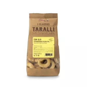 Biscuit salé taralli à l'huile d'olive extra vierge 250g - PUGLIA SAPORI