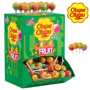 Boite Presentoir 150 Sucettes Fruit - CHUPA CHUPS