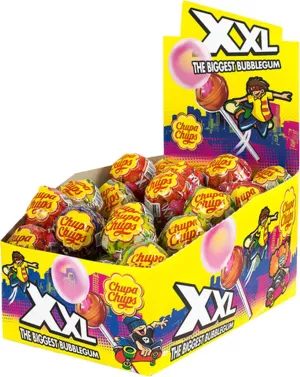Boite Presentoir De 60 Sucettes Xxl - CHUPA CHUPS