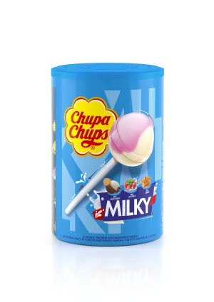 Tubo De 100 Sucettes Lait - CHUPA CHUPS