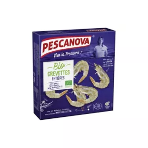 Crevettes Entieres Crues Bio 2
