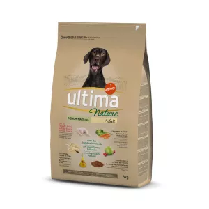 Croquettes pour chien Adulte medium/maxi au poulet 3kg - ULTIMA
