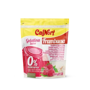 Gélatine Sans Sucres Saveur Framboises  280 G - CALNORT