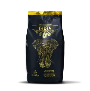 Café torréfié en grains Sélection Gourmet Inde 1 Kg - BURDET