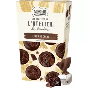 Chocolat Noir Fèves De Cacao Les Bouchées 262g - LES RECETTES DE L’ATELIER NESTLÉ