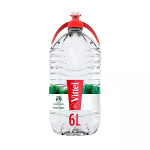 Eau minérale naturelle plate en bidon de 6L - VITTEL