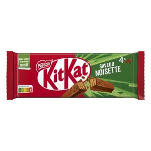 Barres De Chocolat Au Lait Et Noisette 4x41.5g - KIT KAT