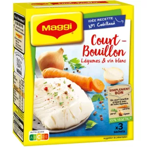 Court-Bouillon Légumes Et Vin Blanc ( 3 Sachets ) 150g - MAGGI