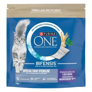 Croquettes Pour Chat Stérilisé élaboré Avec Du Lieu 1,5kg - PURINA ONE