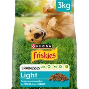 Croquettes au poulet légumes Vitafit Light pour chien adulte 3kg - FRISKIES