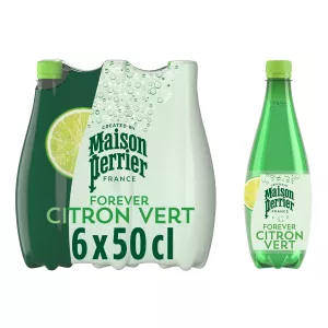 Eau Gazeuse Aromatisee Maison Perrier Citron Vert 50cl Pet X 6 - PERRIER
