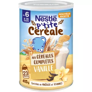 P'tite Céréale vanille dès 6 mois 415g - NESTLE - NESTLÉ
