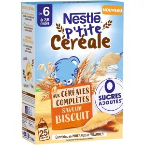 P'tite Céréale aux céréales complètes saveur biscuit 270g dès 6 mois - NESTLÉ