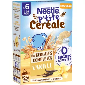 P'tite Céréale aux céréales complètes saveur vanille 270g dès 6 mois - NESTLÉ