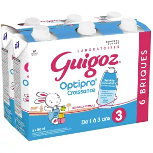 6x500ml Guigoz Crois Optipro