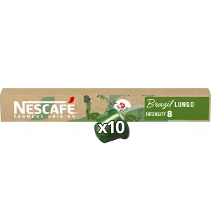 Capsules De Café Brazil Lungo Intensité 8 X10 -  Nescafe