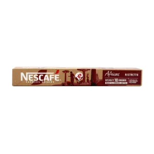 Capsules De Café Africas Ristretto Intensité 10 X10 - Nescafe
