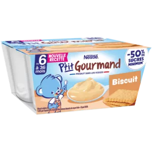 P'tit Gourmand Biscuit 4x100g - NESTLE