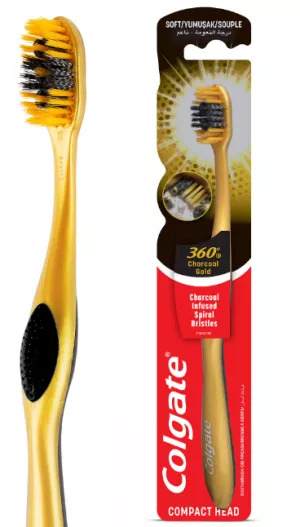 Зубная щетка 360 Золотой Уголь - COLGATE