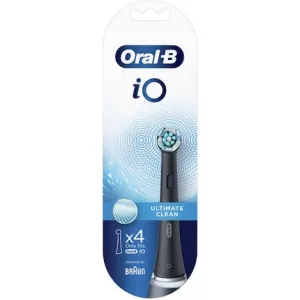 Brossettes iO Ultimate Clean noires x4 - ORAL-B