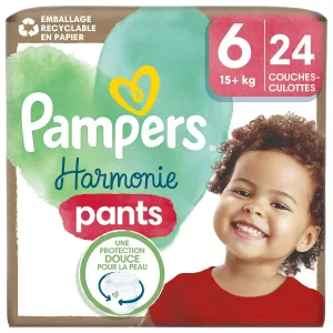 Couches Harmonie Pants T6 (15+ Kg) X24 - PAMPERS