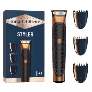 Rasoir Tondeuse Barbe Pour Homme 4 Accessoires King C Gillette Styler La tondeuse - GILLETTE