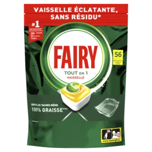Tablette lave-Vaisselle Original Tout en 1 Citron 56 tablettes - FAIRY