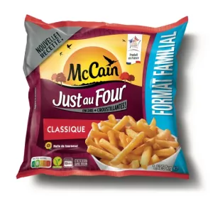 Frites just au four classique 1,625kg - MC CAIN