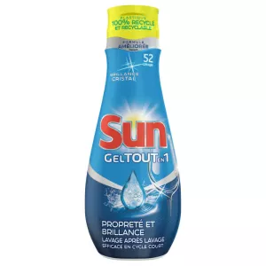 Nettoyant Lave-vaisselle Gel Propreté Et Brillance Tout En 1 900ml - Sun