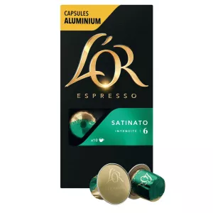 Café Satinato X10 Aluminiumkapseln 52g - L'OR