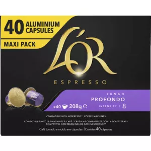 Café Lungo Profondo X40 Kapseln Aluminium 208g