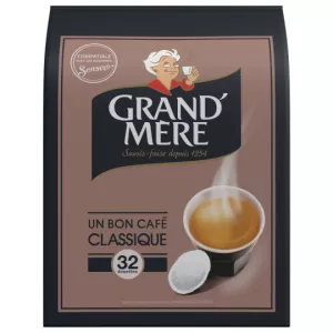 Café classique x32 dosettes 211g - GRAND' MÈRE