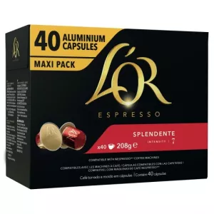 Café Splendente X40 Aluminium Capsules 208g - L'OR