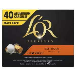 कैफ़े डेलिज़ियोसो X40 कैप्सूल एल्युमीनियम 208g - L'OR