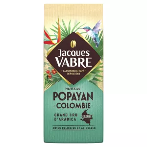 Café moulu Popayan Colombie 100% arabica 250g - JACQUES VABRE