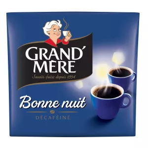 Café décaféiné bonne nuit 2x250g - GRAND' MERE