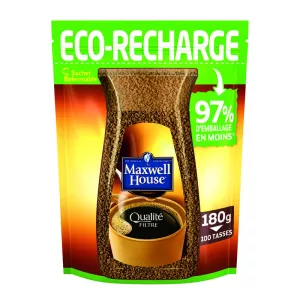 Kichujio cha ubora wa kahawa ya Eco-Reload 180g - MAXWELL HOUSE