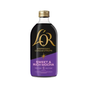 Espresso Concentrate Sweet & Rich Mocha café concentré liquide chaud ou glacé 14 portions 485 ml - L'OR