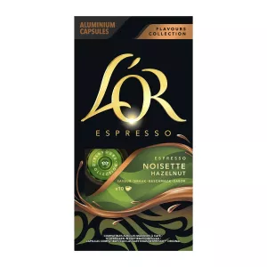 Café Capsule Saveur Noisette X10 - L'or Espresso