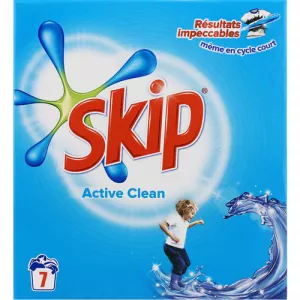 Lessive en poudre Active Clean 7 lavages - SKIP