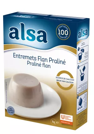 Alsa Entremets-flan Praliné 1kg 100 Portions