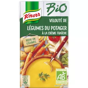 Velouté de Légumes du Potager à la Crème Fraîche Bio, 1l - KNORR