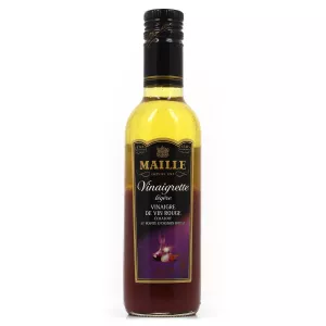 Vinaigrette Légère Vinaigre de Vin Rouge Echalote & Pointe d'OigNon Rouge, 36cl - MAILLE