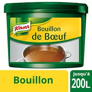 Knorr Bouillon De Bœuf Déshydraté Seau 4kg Jusqu'à 200l