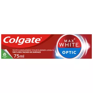 Dentifrice Éclaircissant Préserve L'Email Max White Optic 75ml - COLGATE