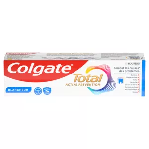Dentifrice Total Active Prévention Blancheur 75ml - COLGATE