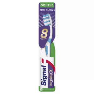 Brosse à dents Integral 8 Soin Complet Souple - SIGNAL