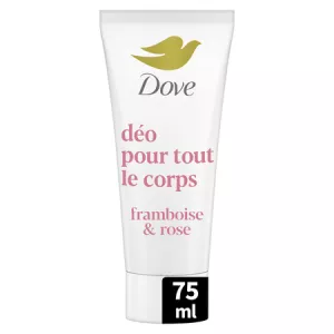 Déodorant Crème Pour tout le Corps Framboise & Rose 75ml - DOVE