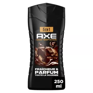 Gel Douche Homme Dark Temptation 5-en-1 Fraîcheur & Parfum 24h 250ml - AXE