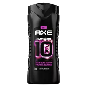 Numéro 10 gel douche 5 en 1 corps visage cheveux barbe et aisselles 400 ml - AXE